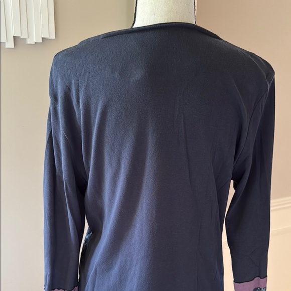 Cirque Du Soleil XXL Women's Artistic Patchwork Asymmetrical Artsy Cotton Top - Picture 6 of 8